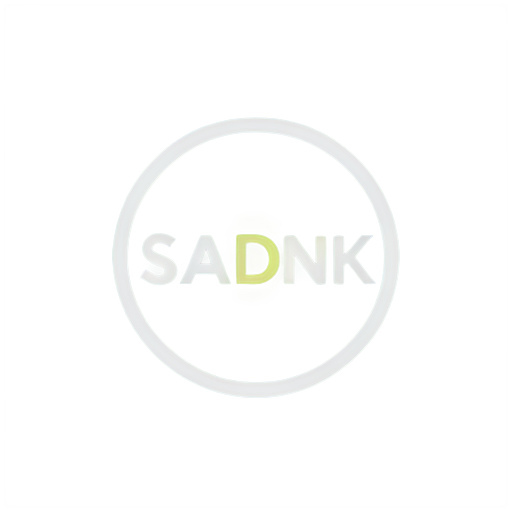 Neon logo "stadnik.studio" - icon | sticker