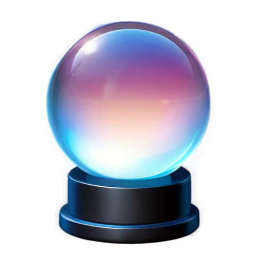 crystal ball - icon | sticker