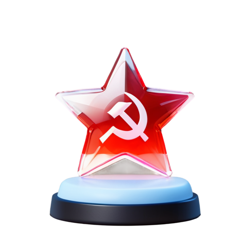 soviet red star with sword - icon | sticker