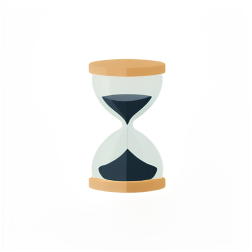 Icon idea: An hourglass or a clock icon - icon | sticker