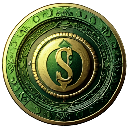 medieval Cash icon circle around it - icon | sticker