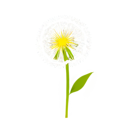 dandelion logo minimalism - icon | sticker