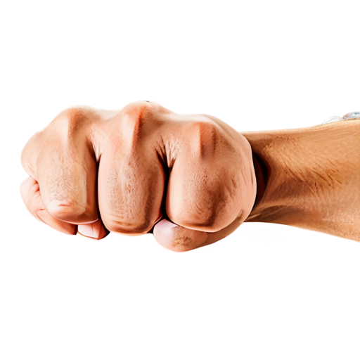 blocking a punch icon - icon | sticker