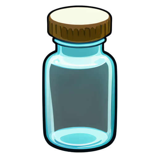 medicine jar - icon | sticker