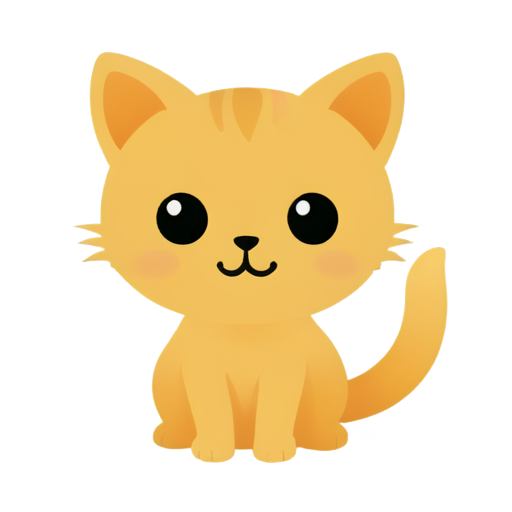 cute cat - icon | sticker