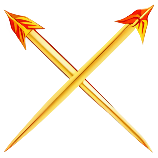 archer arrows diagonal icon outline - icon | sticker