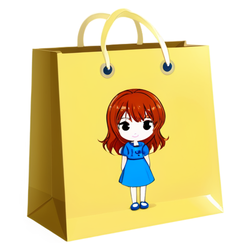 shopping bag with clothes - icon | sticker