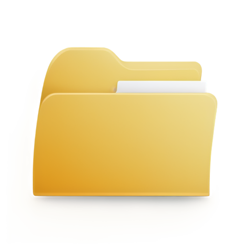 Yellow, Closed, Empty Folder - icon | sticker