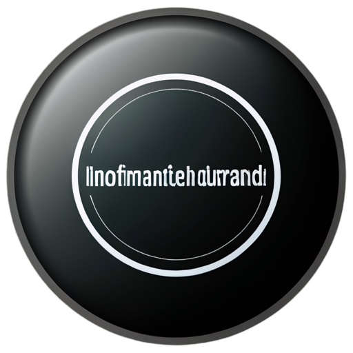 information circle around icon - icon | sticker