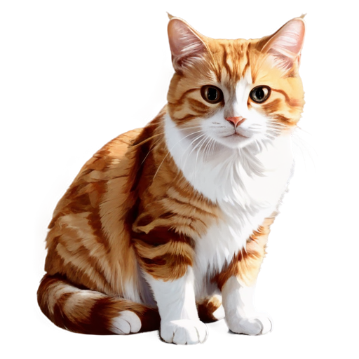 злой, красный кот - icon | sticker
