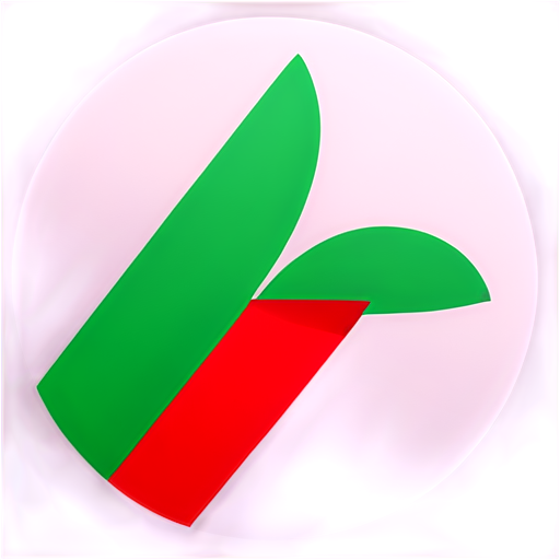 icon which has same meaning with "[/}". color is white, red, green, and reddish. icon must include "DevData Technology". - icon | sticker