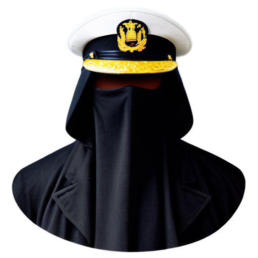 Shipping captain no face icon - icon | sticker