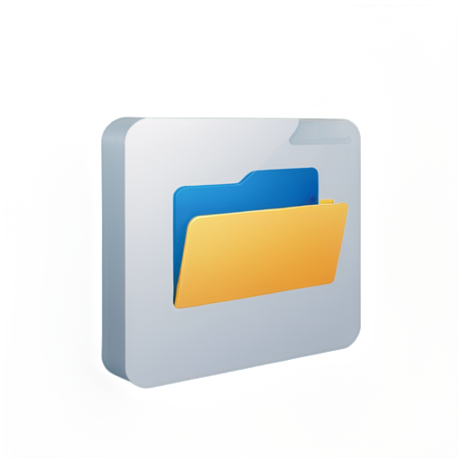 file manager icon for windows 11 flat - icon | sticker