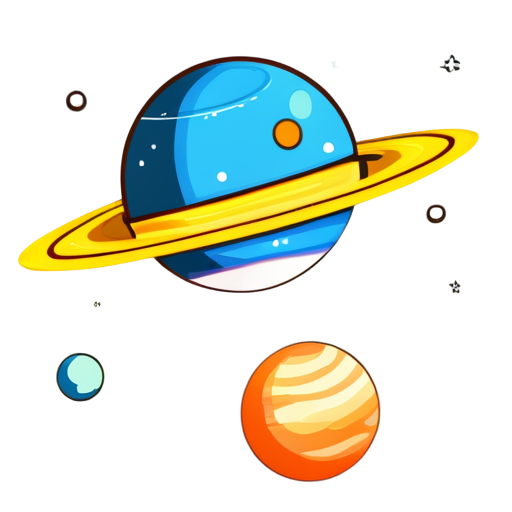 planetary system - icon | sticker