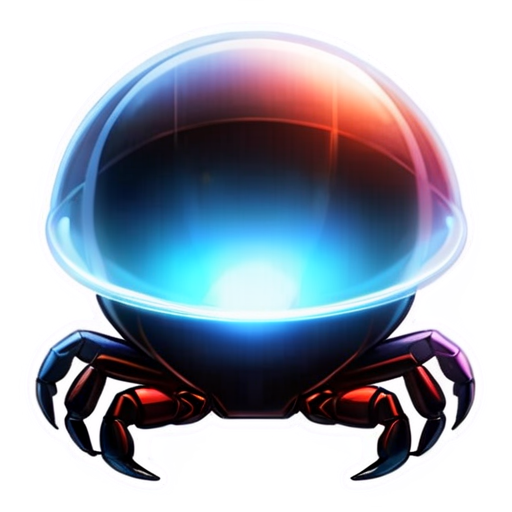 epic space crab themed eve online - icon | sticker