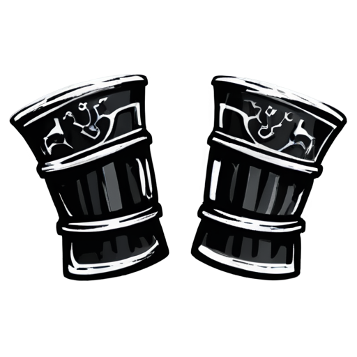 knight gauntlets outline icon - icon | sticker