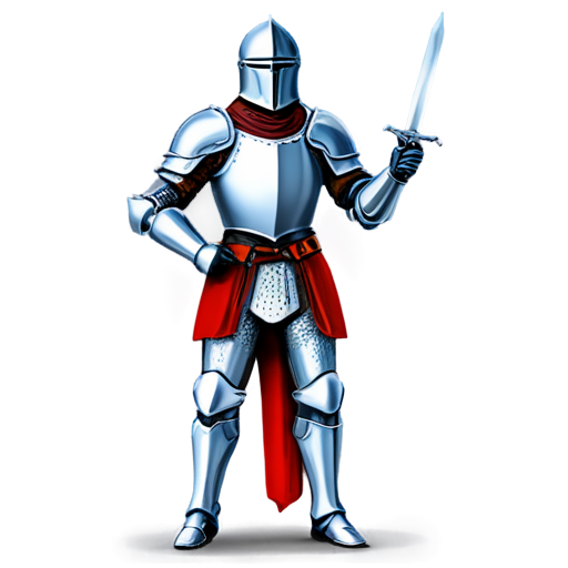 Knight in star pose icon - icon | sticker