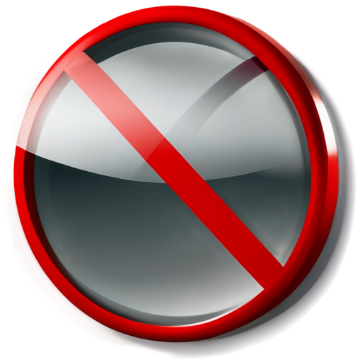 no sign icon - icon | sticker