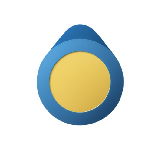 generate encircled crossed from top ID card diagonal card in blue an yellow shade , now put this card encircled from top and diagonally cut from one side - icon | sticker