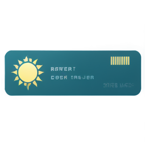 A souvenir ticket for the sun - icon | sticker