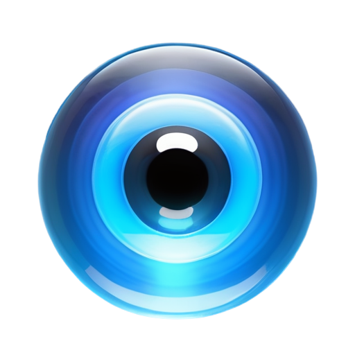 Whirlpool Round Blue Vortex for role guild role discord eye - icon | sticker