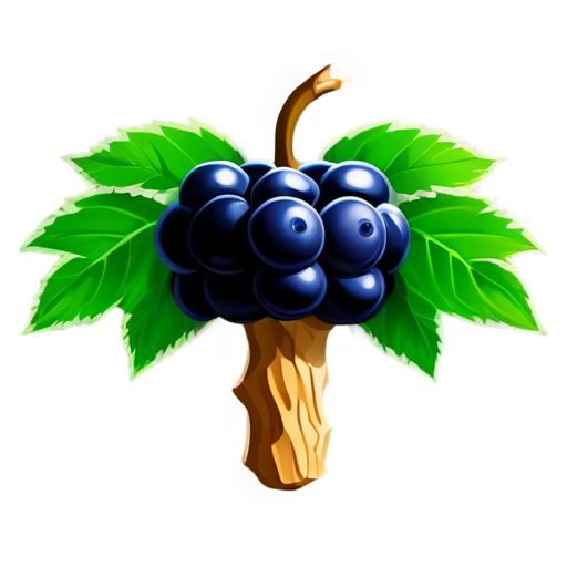 A god fruit used to create Thor's Hammer, Berry Icon, Norse fruit Symbol, Powerful Fruit, Vibrant Colors, Thunder Theme, Bold Design - icon | sticker