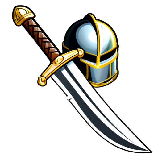 armor and scimitar - icon | sticker