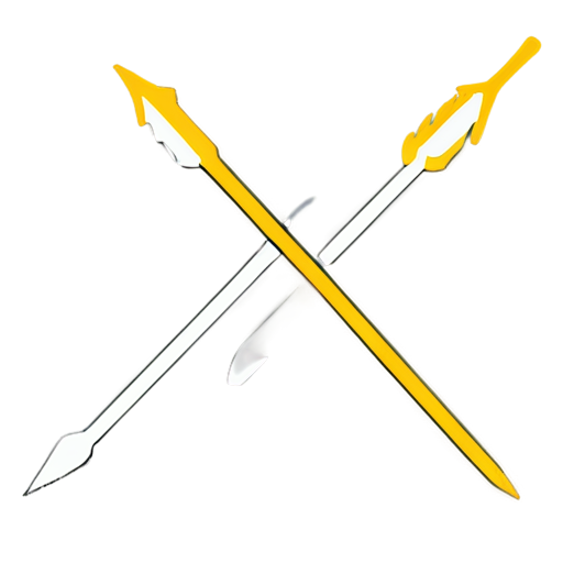 archer arrows diagonal icon outline - icon | sticker