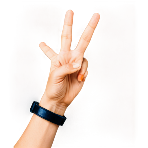 a blogger deaf sign language hand "I Love You" - icon | sticker