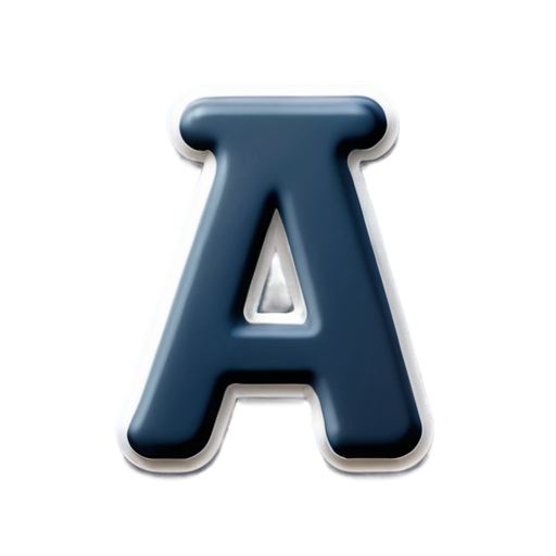 Create a logo featuring the letter 'A' with an abacus bead to the right, acting as a period. Use a sleek, modern font and incorporate a color scheme of charcoal grey, white, and a bright accent color. The logo should be modern, approachable, and playful. - icon | sticker