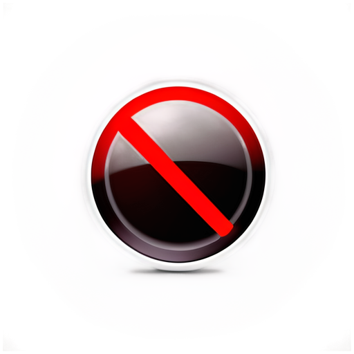 no sign icon - icon | sticker