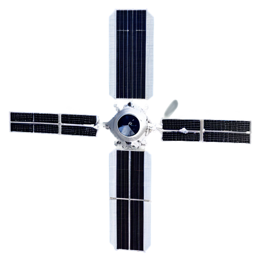 Cosmic station, satellite - icon | sticker