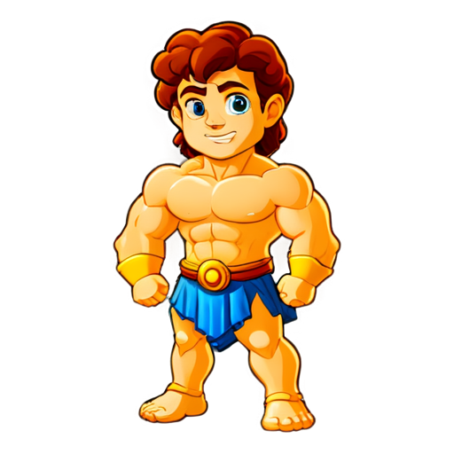 Aid from the cartoon Hercules - icon | sticker