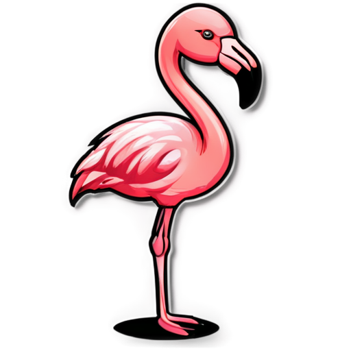 flamingo - icon | sticker