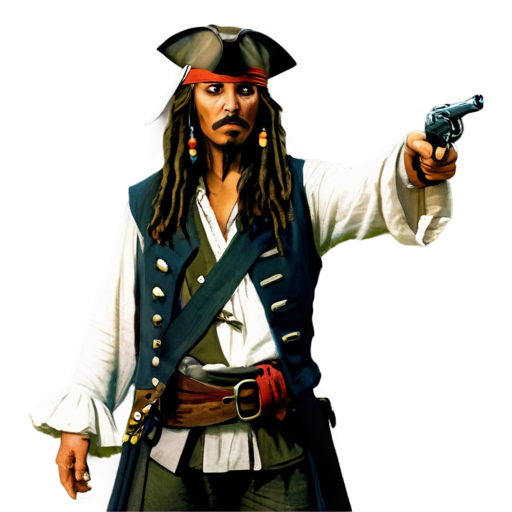 Pirate Jack Sparrow - icon | sticker