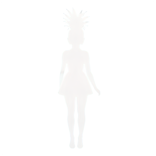 Ananas girl - icon | sticker