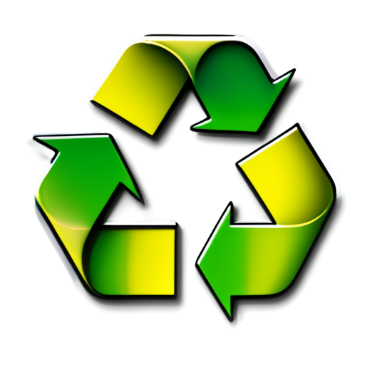 recycle circle - icon | sticker