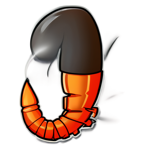 Lobster smoked cigars - icon | sticker