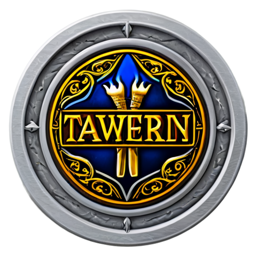 Logo for a medieval tavern - icon | sticker