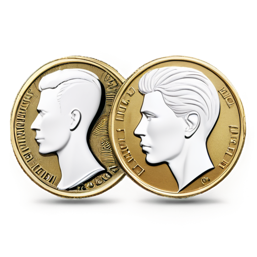 2d mannequin head icon coin - icon | sticker