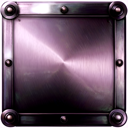 medieval steel square icon - icon | sticker