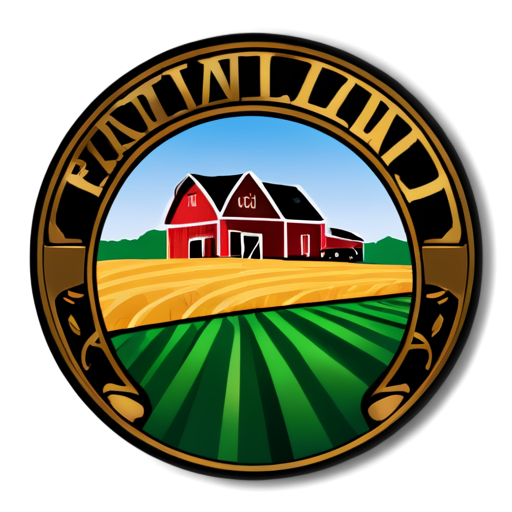 farmland logo - icon | sticker