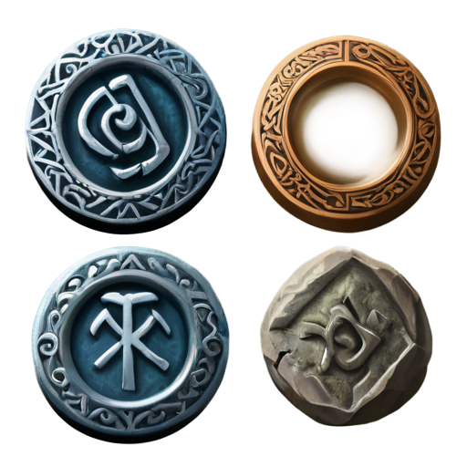 artistic style rune crafting - icon | sticker