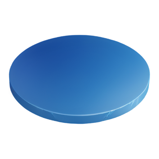 round table made of blue onyx rock with a rock base - icon | sticker