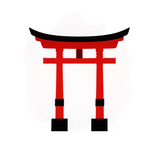 torii gate only - icon | sticker