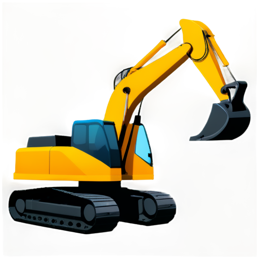 excavator - icon | sticker