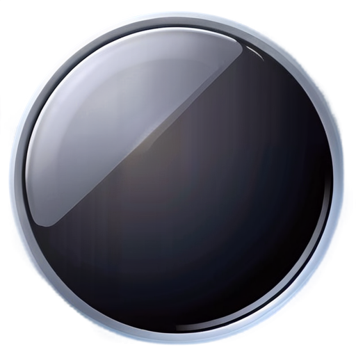 a thin grey border empty radio button - icon | sticker