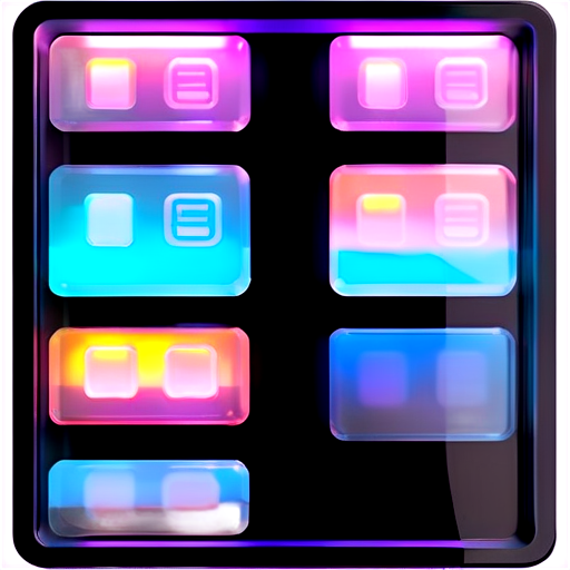 miami vice styled led panel written: EWALLET ADMIN - icon | sticker