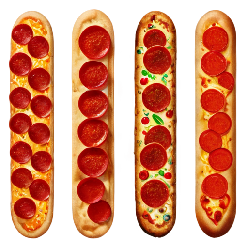 pizza baguette - icon | sticker