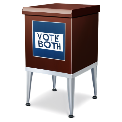 voting booth icon - icon | sticker